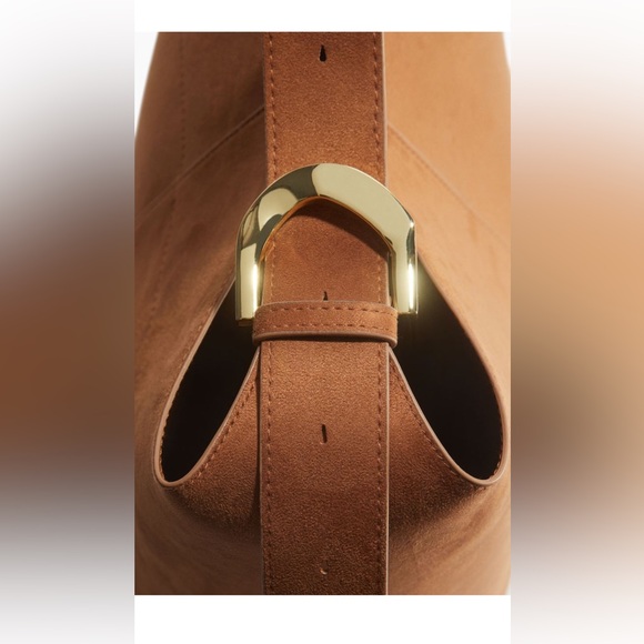 Faux Suede Bucket Bag - Picture 3 of 8